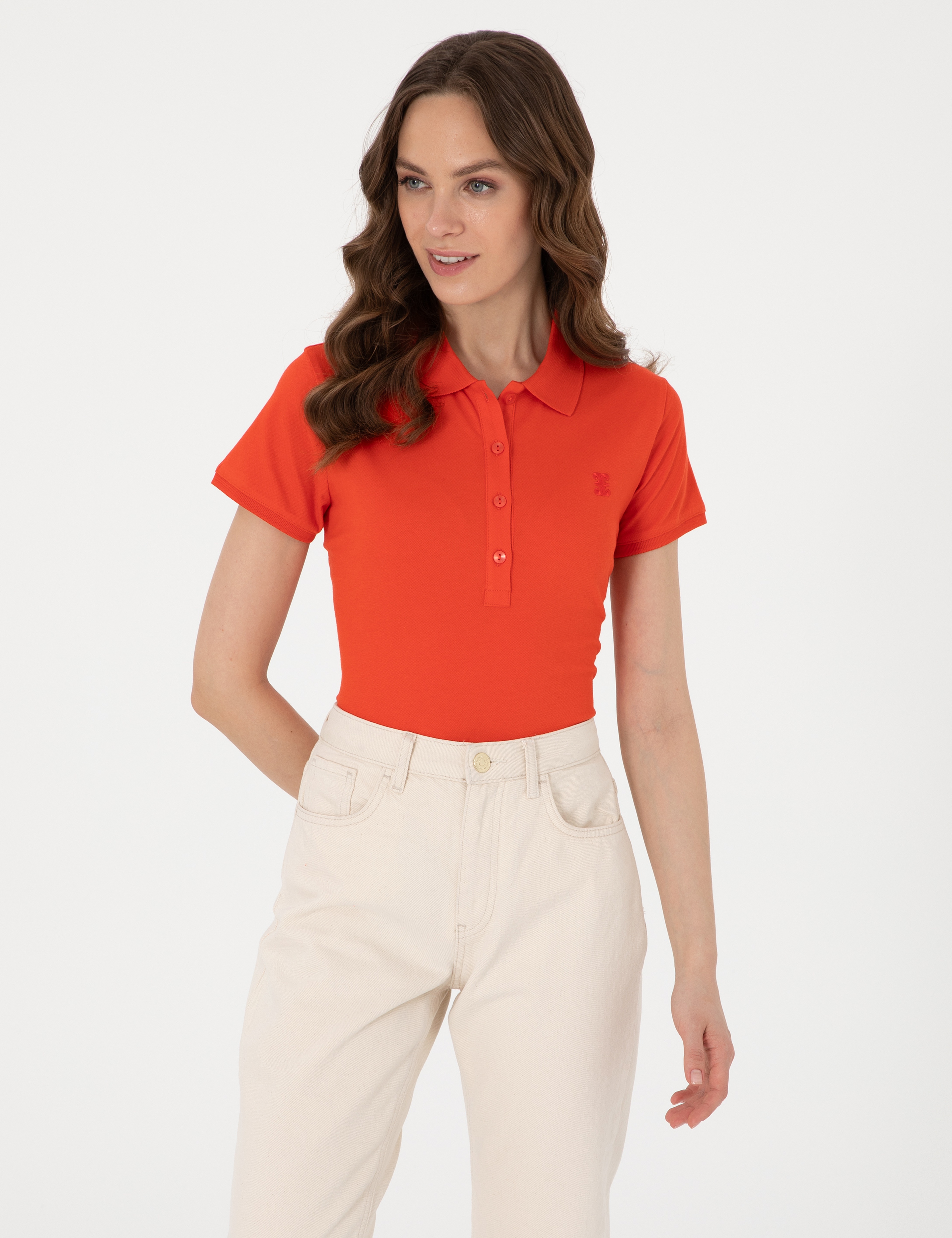 Kırmızı Regular Fit Tişört - Image 3