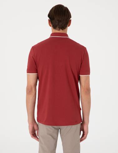 Nar Slim Fit Polo Yaka Tişört