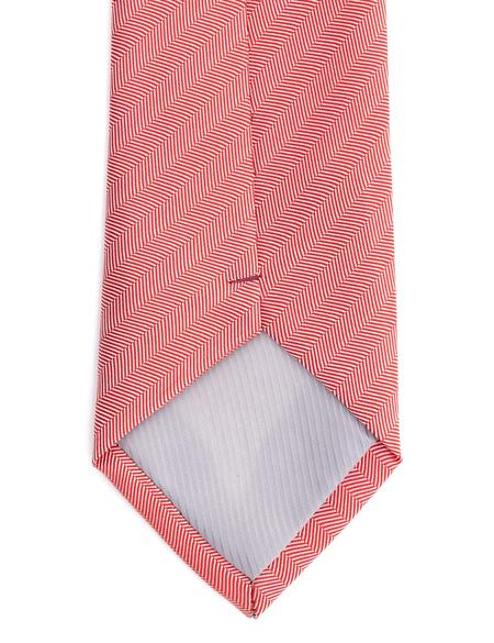 Kırmızı 3'lü Kravat-Mendil-Kravat İğnesi Set - 50258885002