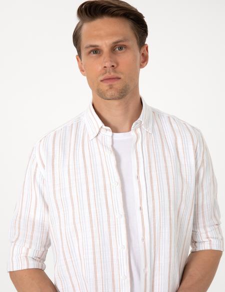 Mercan Regular Fit Uzun Kollu Gömlek - 50301561043