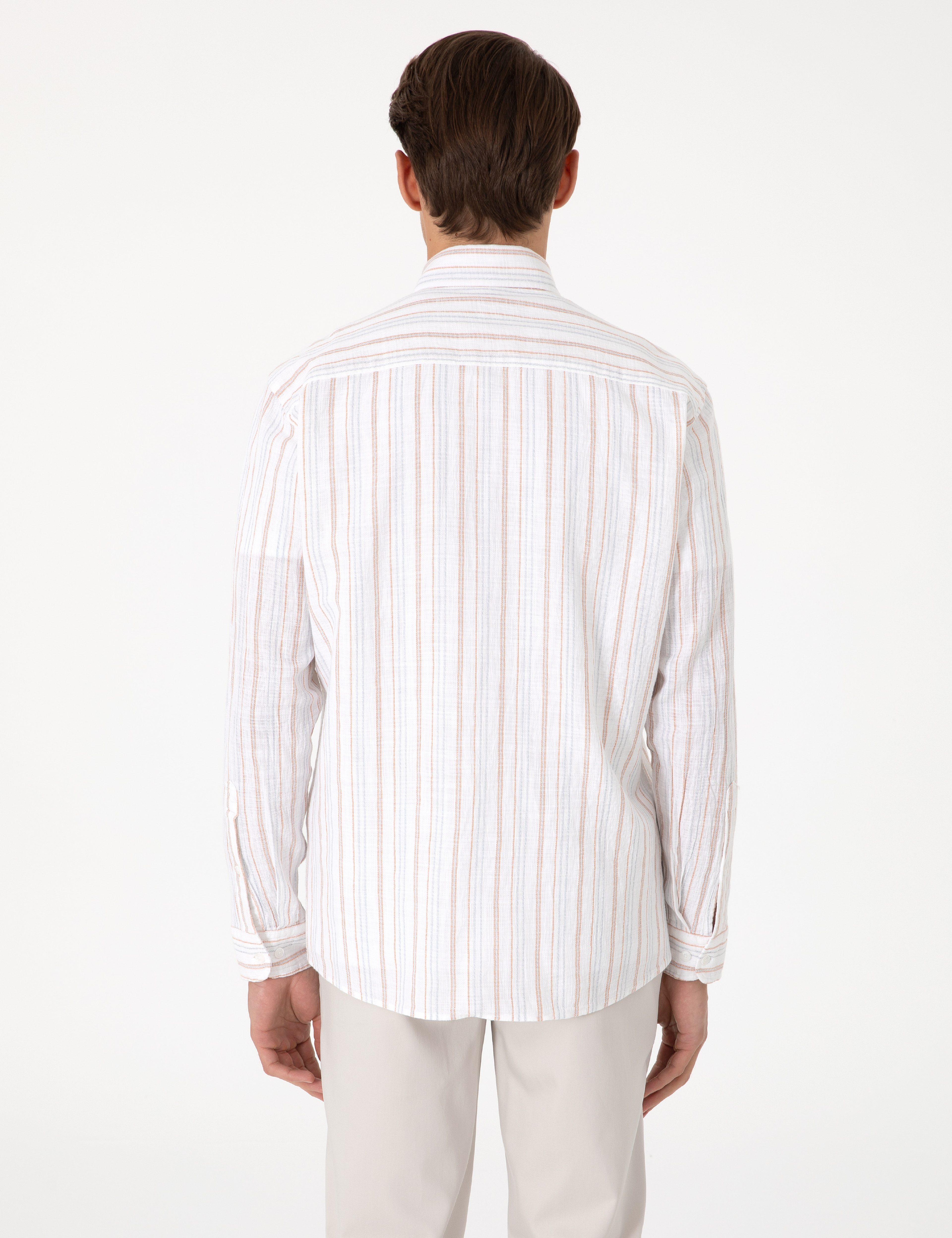 Mercan Regular Fit Uzun Kollu Gömlek - Image 5