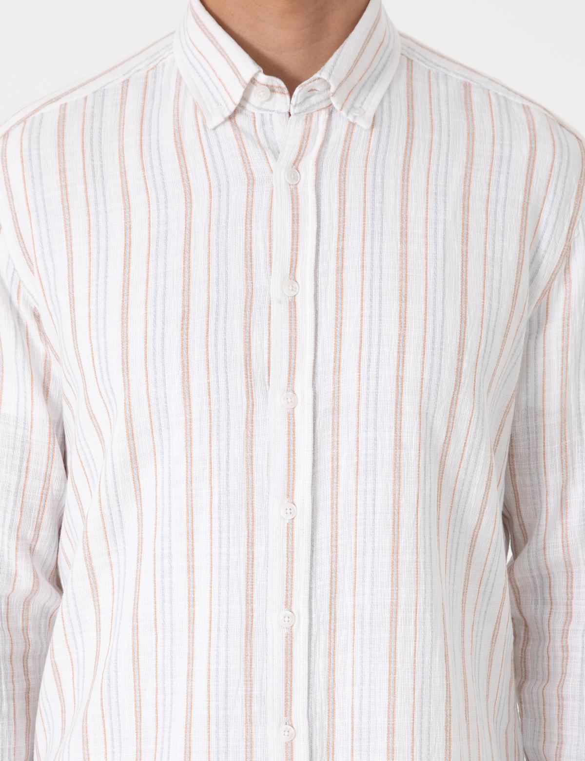 Mercan Regular Fit Uzun Kollu Gömlek - 50301561043