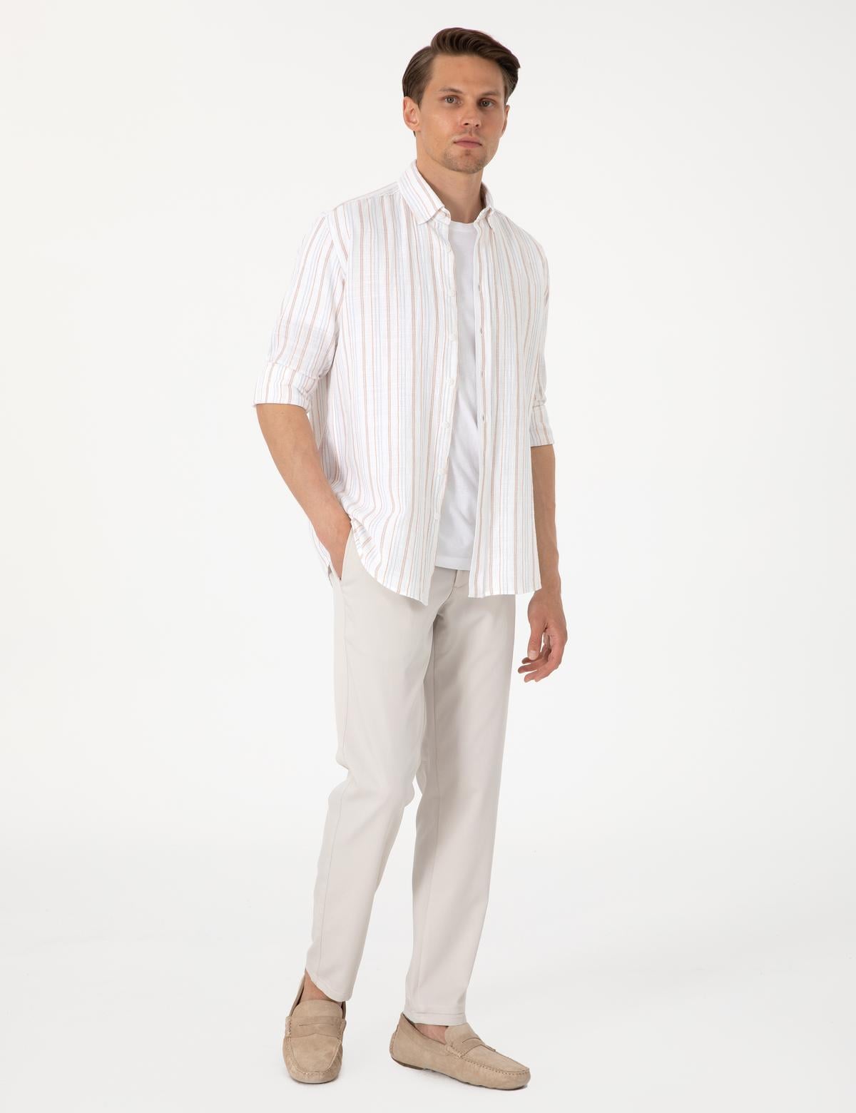 Mercan Regular Fit Uzun Kollu Gömlek - 50301561043