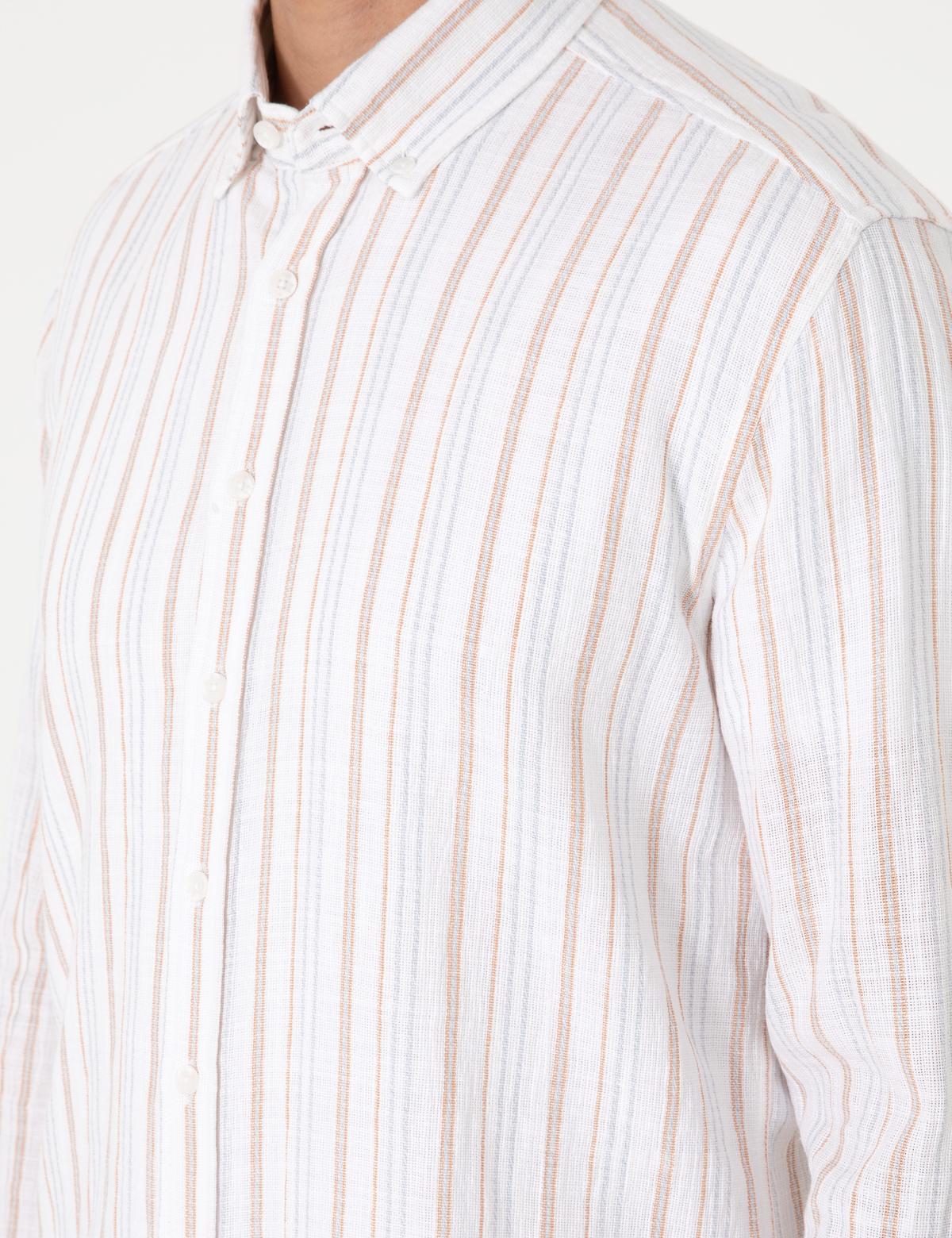 Mercan Regular Fit Uzun Kollu Gömlek - 50301561043