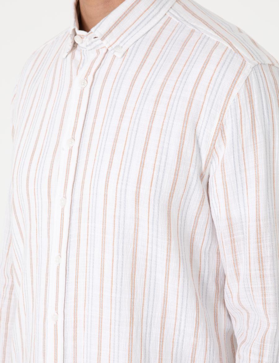 Mercan Regular Fit Uzun Kollu Gömlek