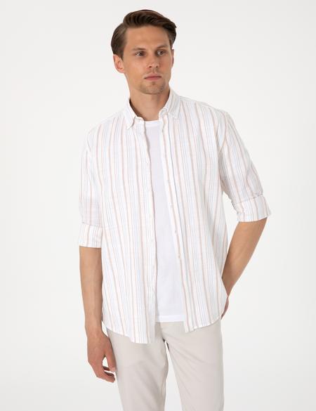 Mercan Regular Fit Uzun Kollu Gömlek - 50301561043