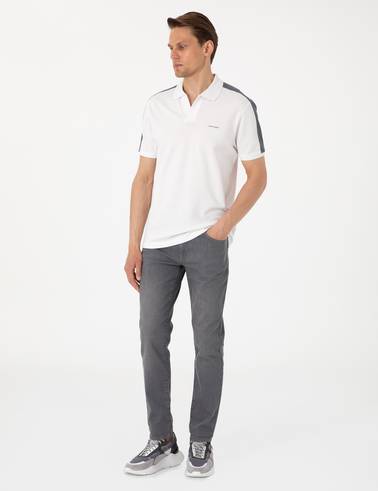 Koyu Gri Slim Fit Jean Pantolon
