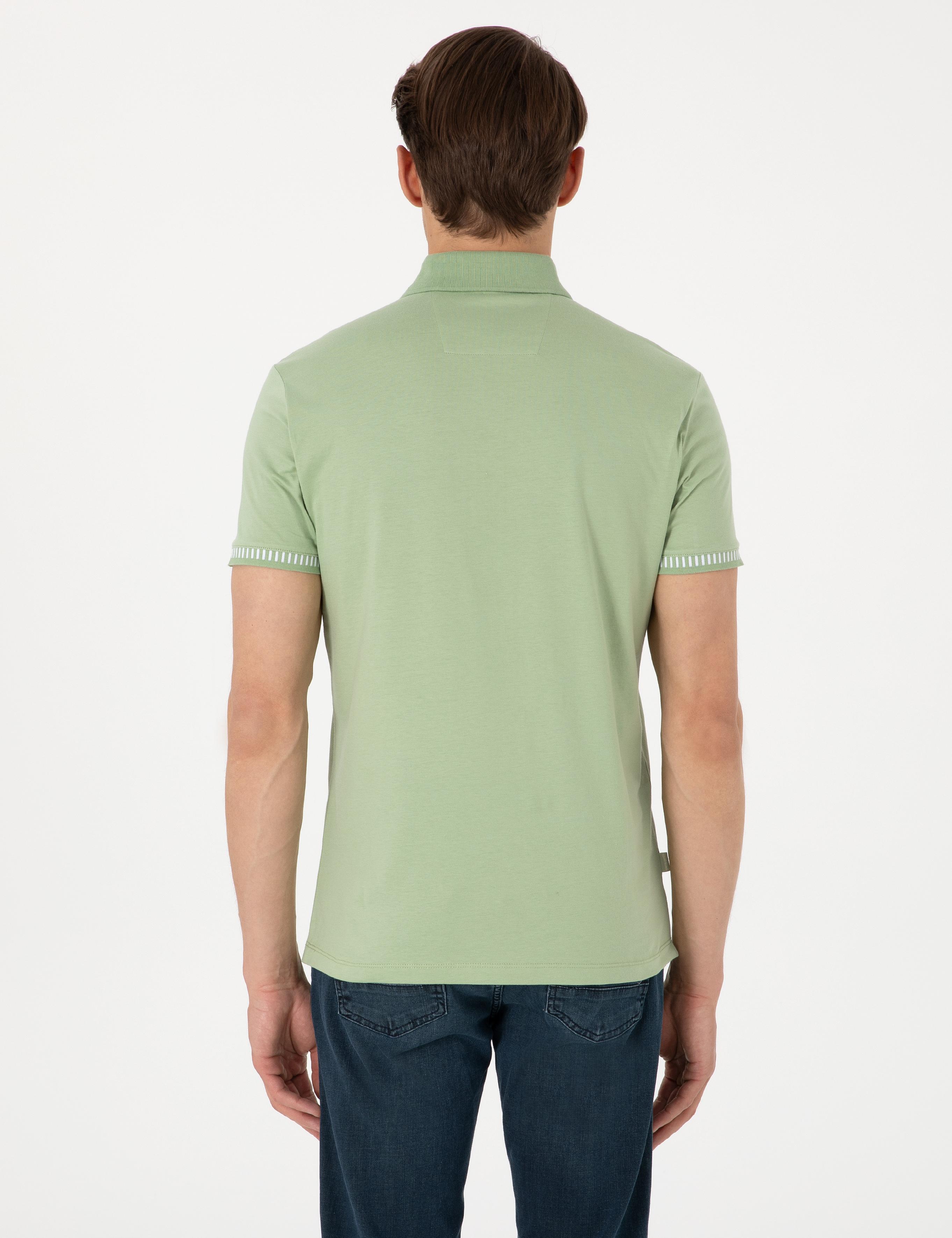 Açık Haki Slim Fit Tişört