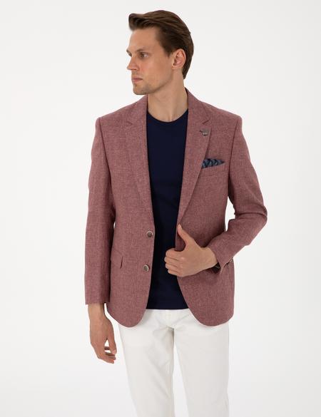 Nar Çiçeği Slim Fit Ceket - 50301927011
