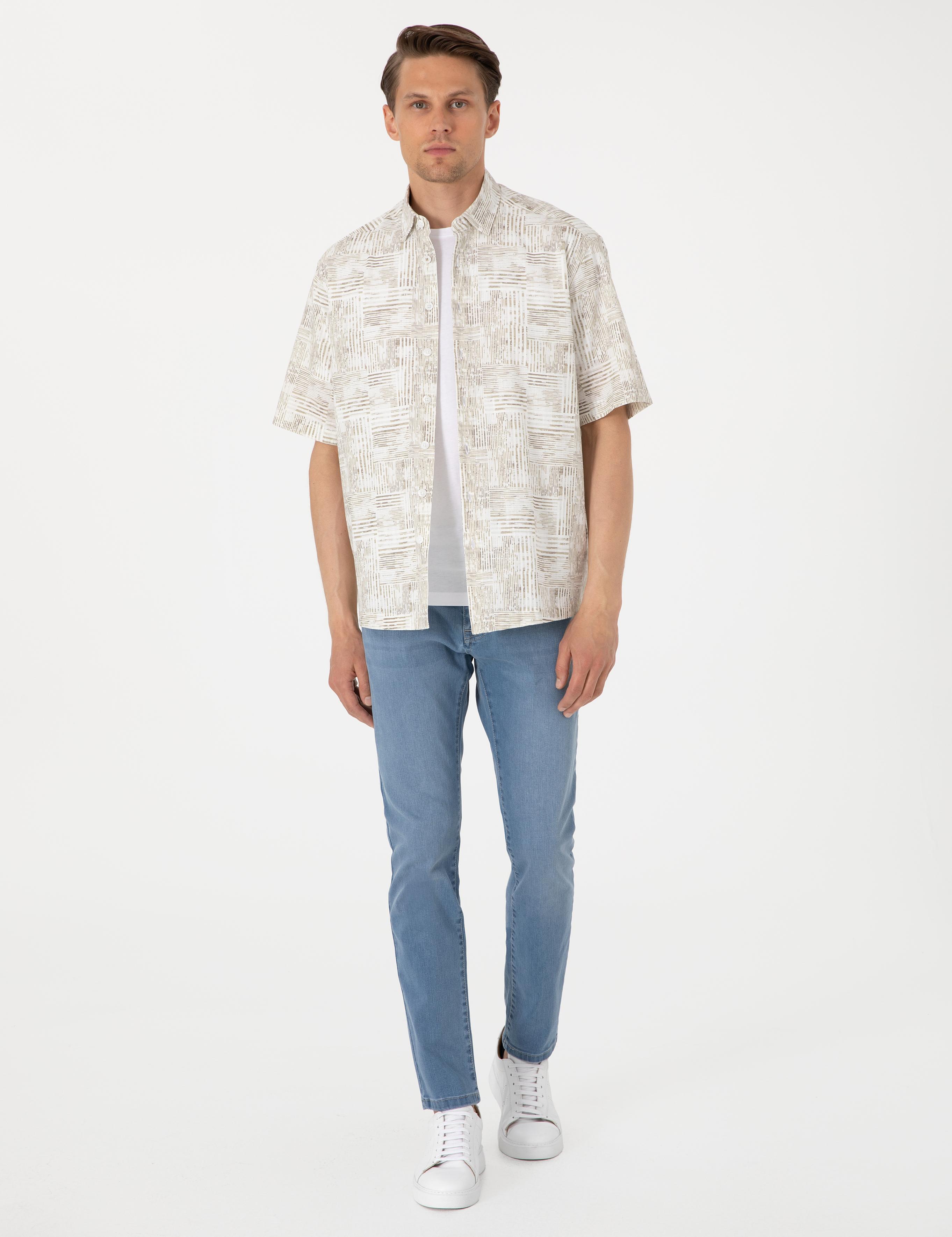 Açık Mavi Slim Fit Jean Pantolon