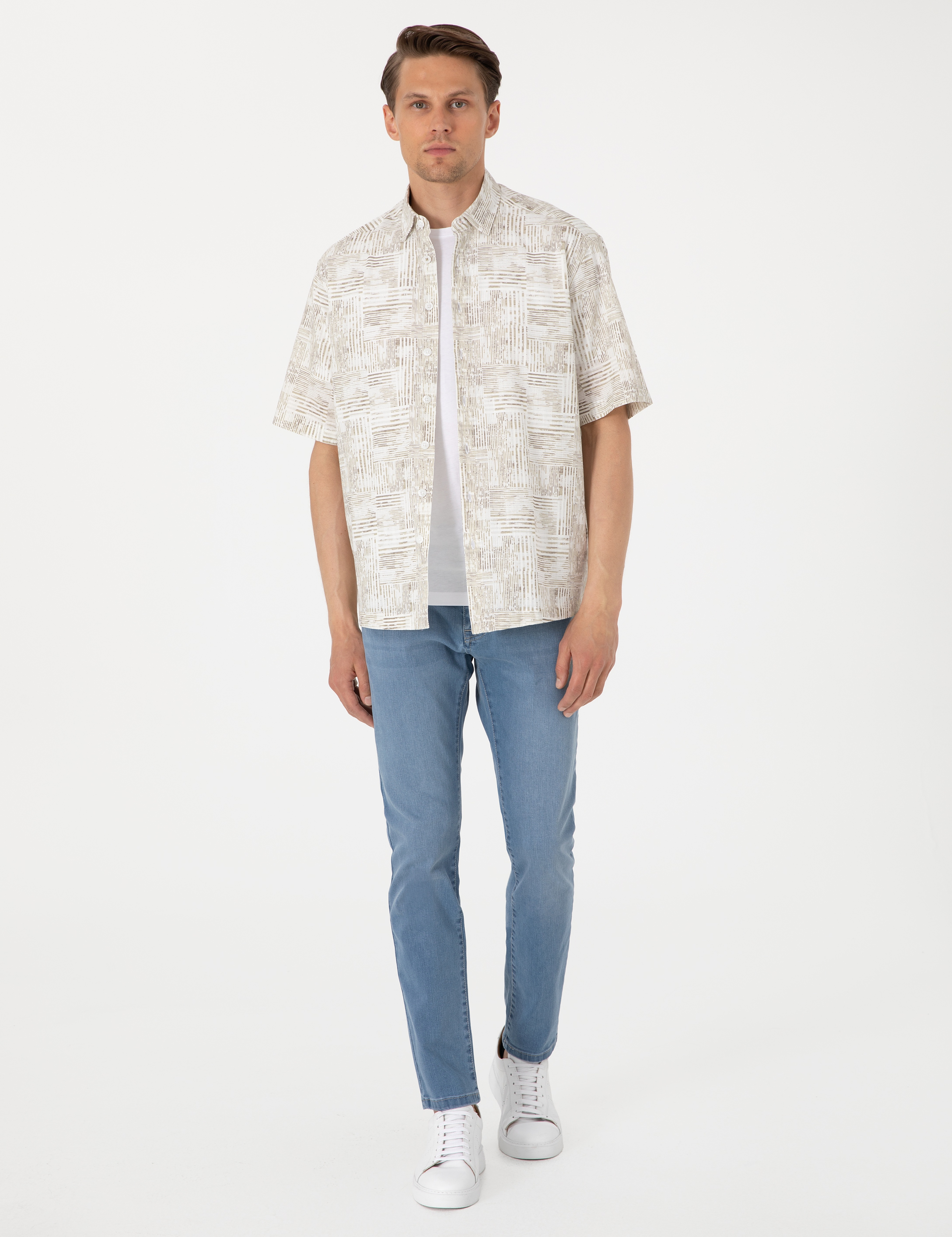 Açık Mavi Slim Fit Jean Pantolon - Image 1