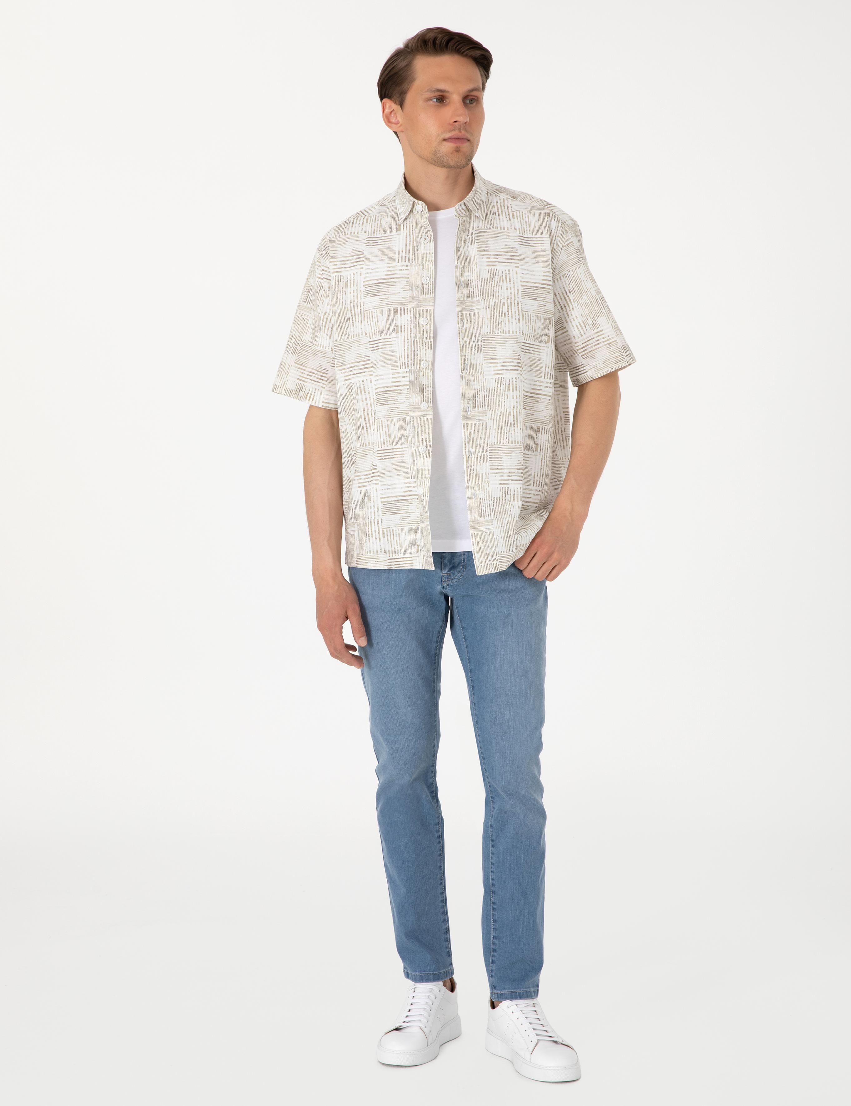 Açık Mavi Slim Fit Jean Pantolon