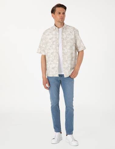 Açık Mavi Slim Fit Jean Pantolon