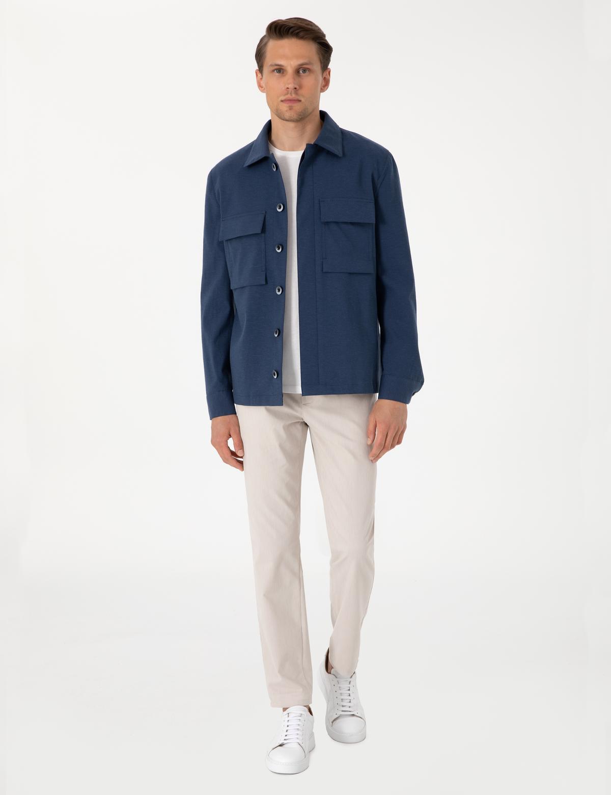 Lacivert Regular Fit Ceket - 50303828053