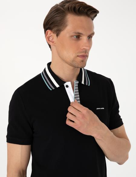 Siyah Slim Fit Tişört - 50304013016