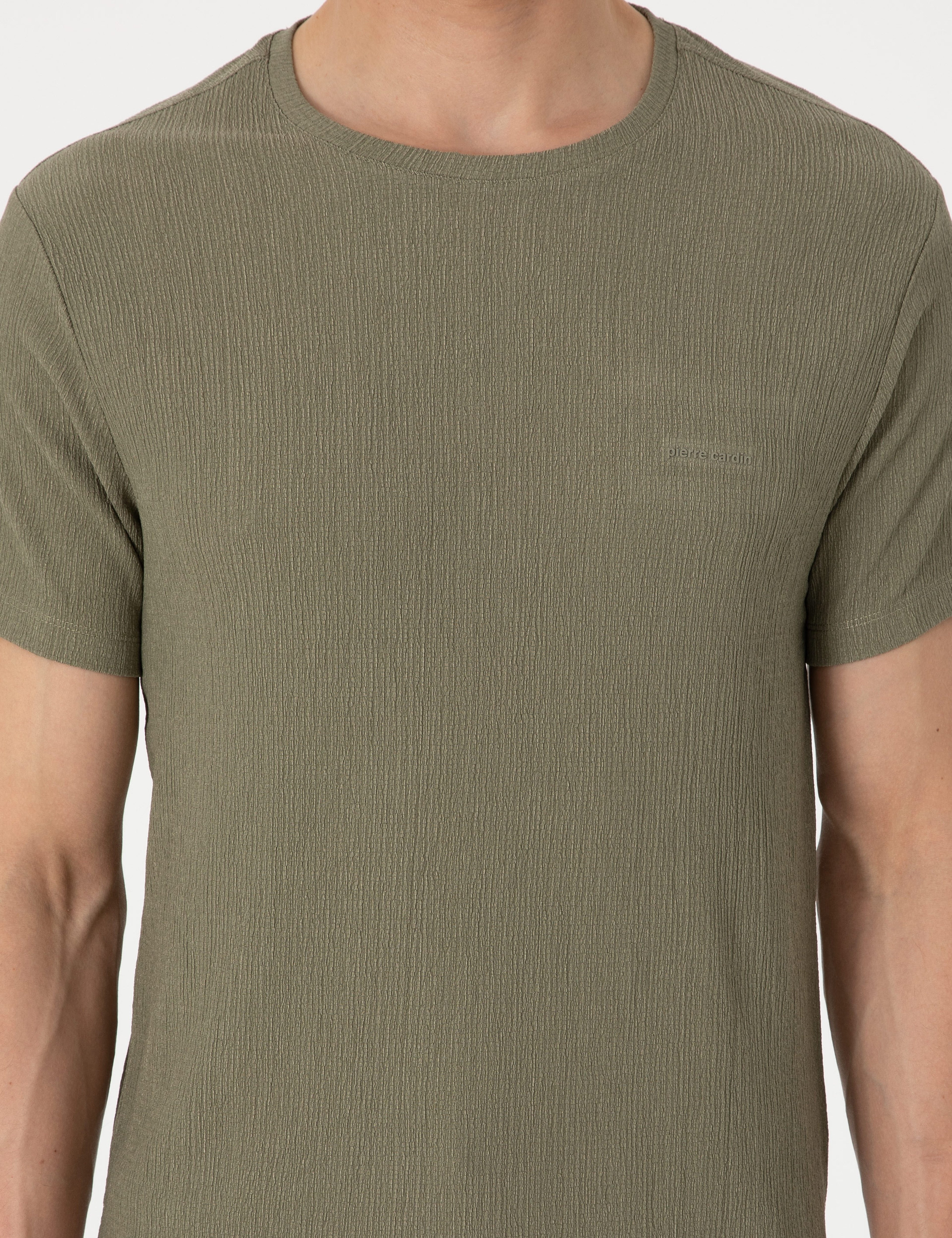 Haki Slim Fit Tişört