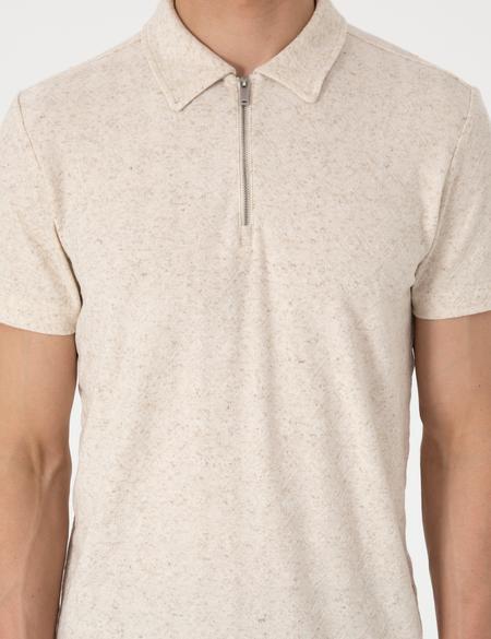 Bej Slim Fit Tişört - 50303869193