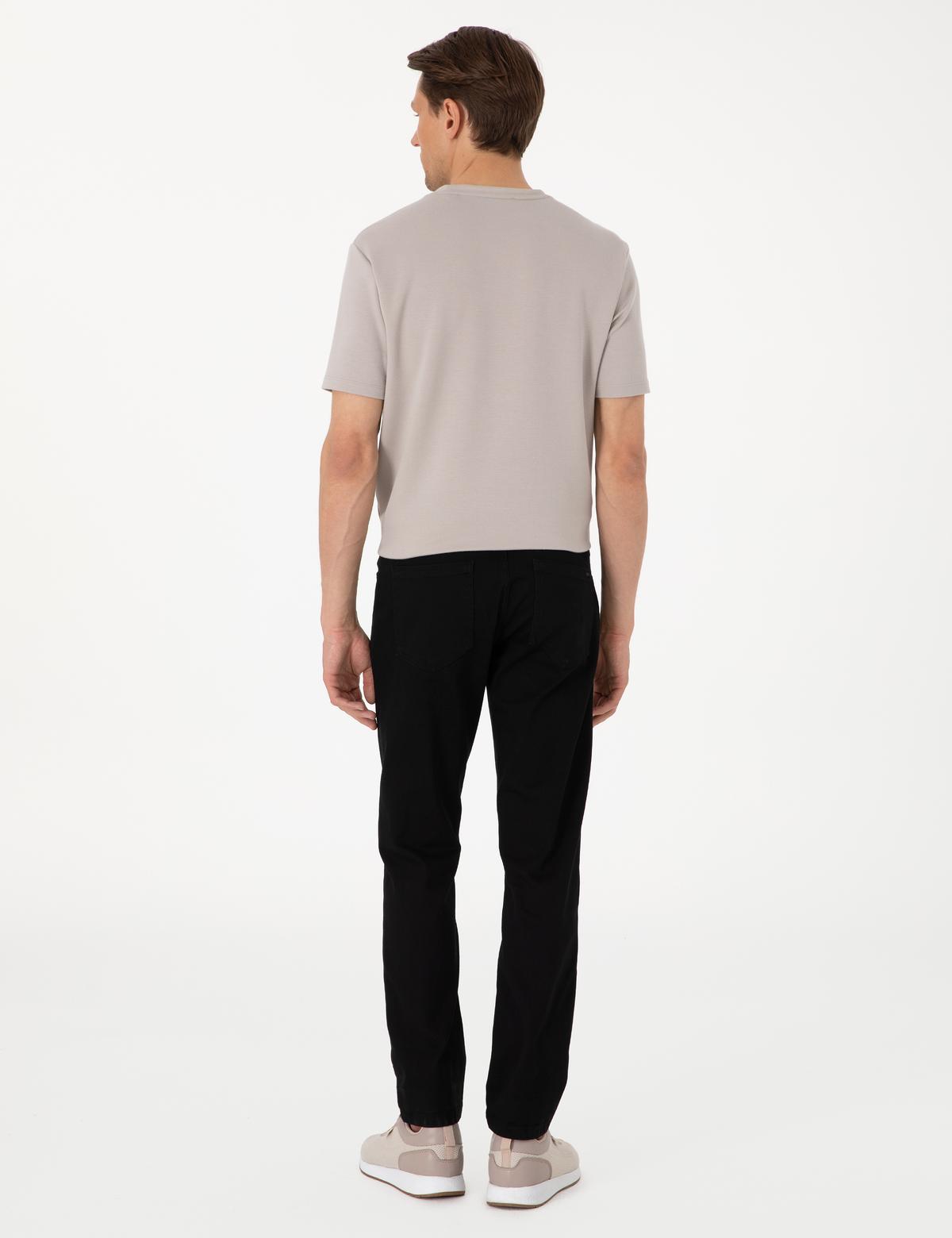 Siyah Straight Fit Jean Pantolon - 50308918028