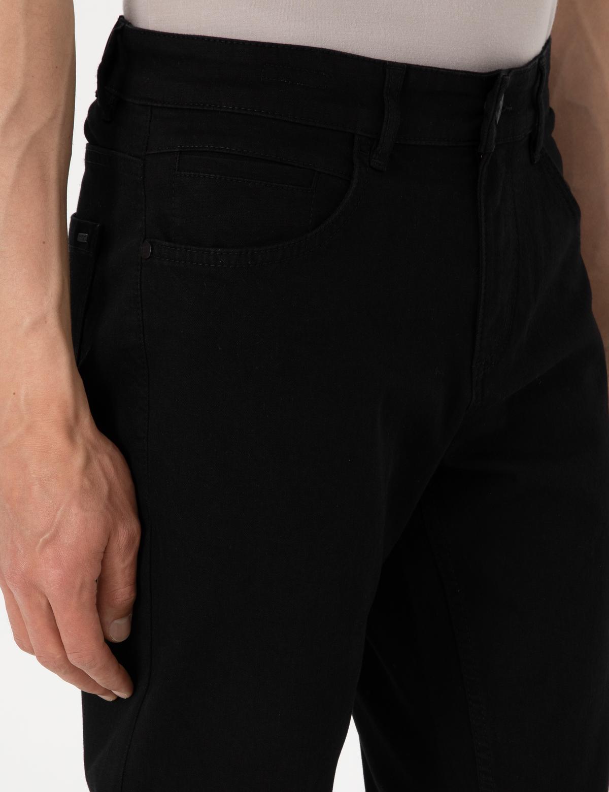 Siyah Straight Fit Jean Pantolon - 50308918028