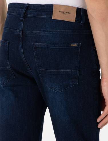 Koyu Lacivert Slim Fit Jean Pantolon