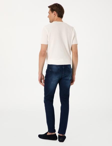 Lacivert Slim Fit Jean Pantolon - 50309014008