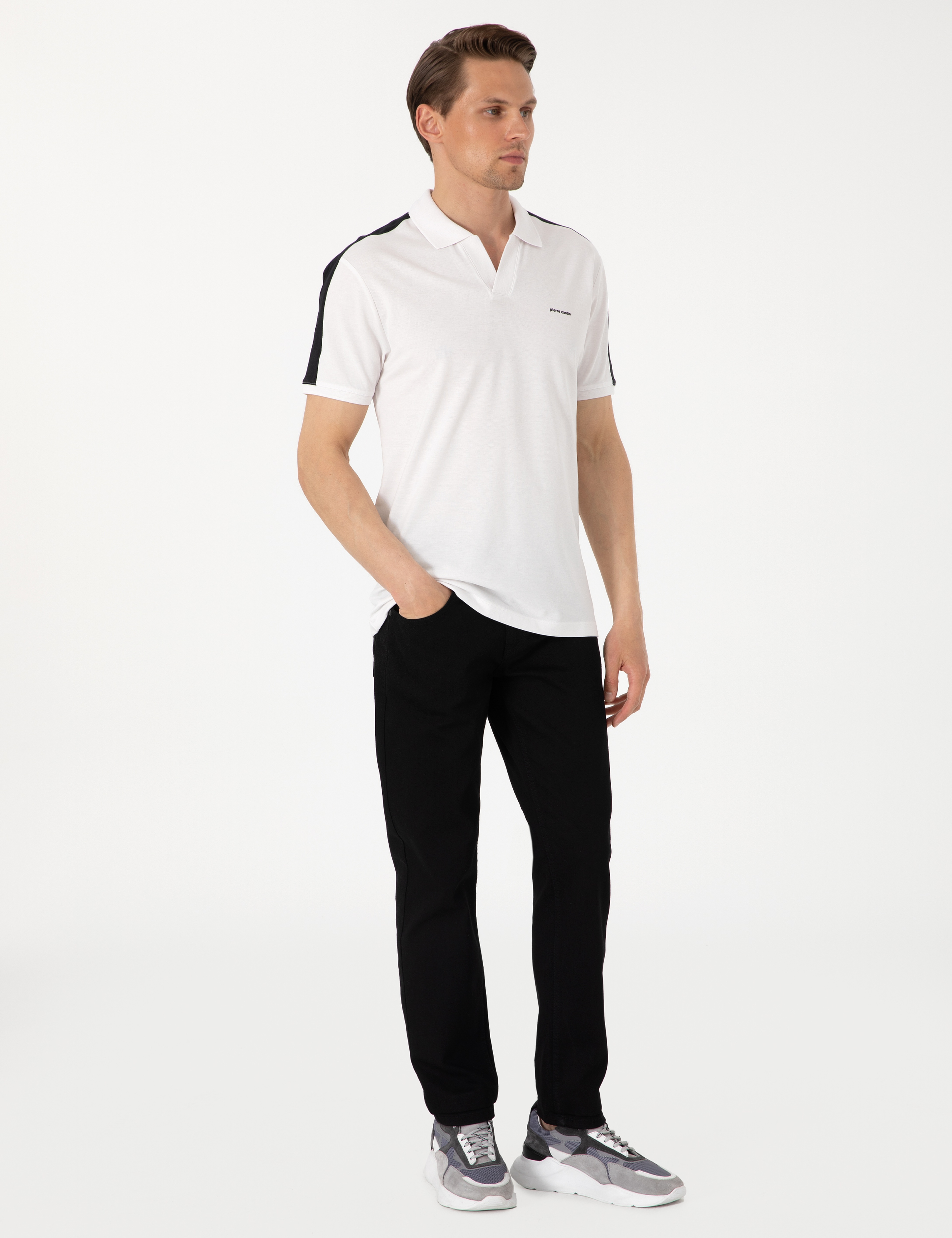 Antrasit Slim Fit Jean Pantolon