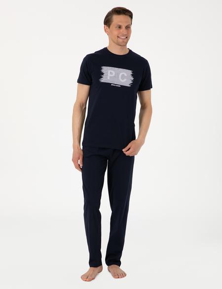 Lacivert Kısakol Pijama Takımı - 50314417002