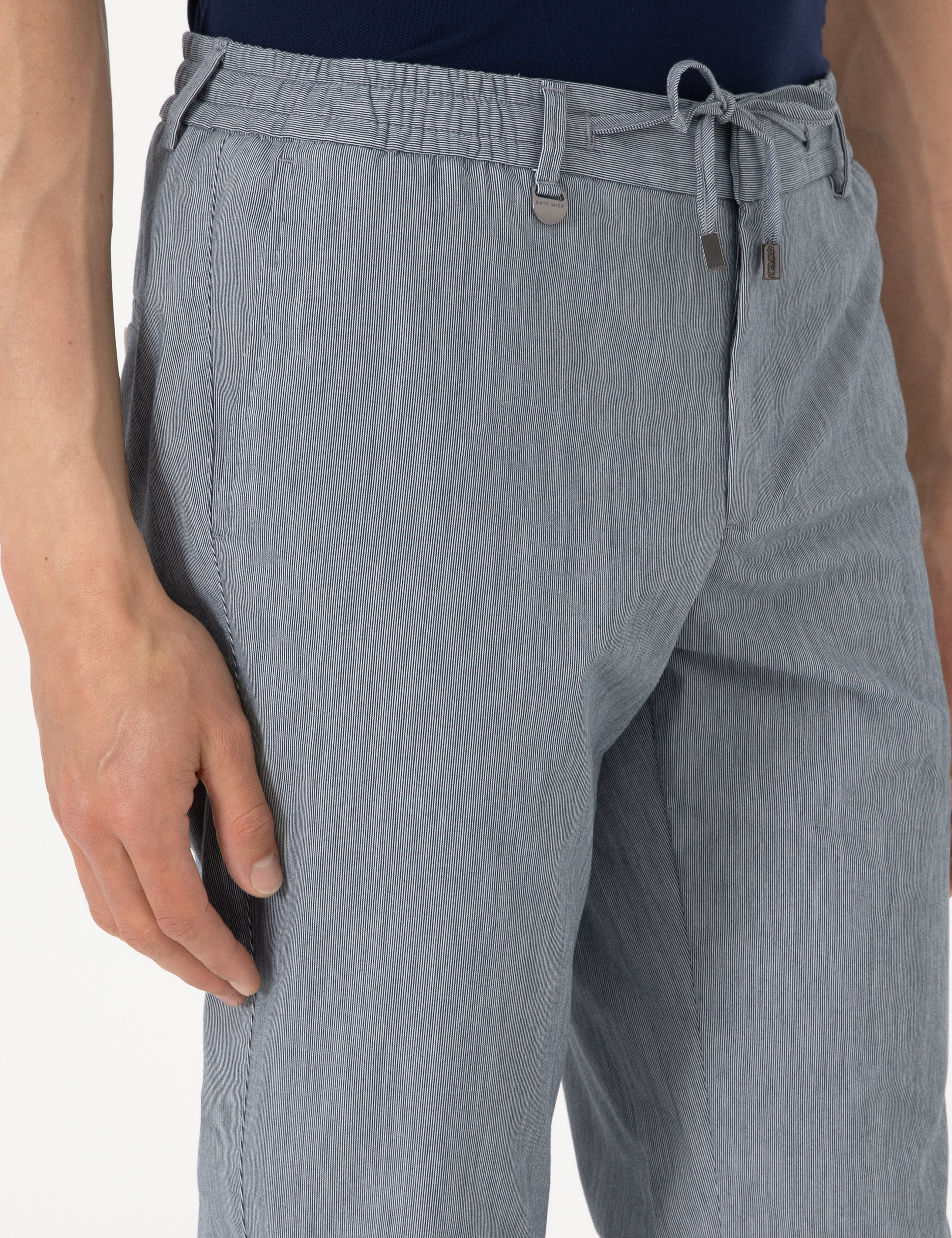 Lacivert Ex. Slim Fit Kumaş Pantolon - Image 5