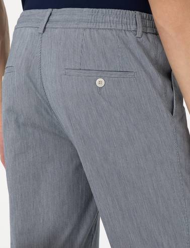 Lacivert Ex. Slim Fit Kumaş Pantolon