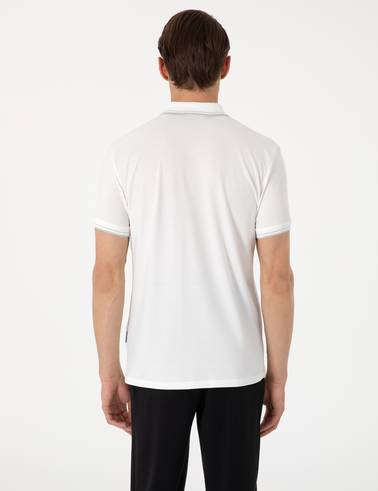 Ekru Ultralight Kumaş Slim Fit Polo Yaka Tişört