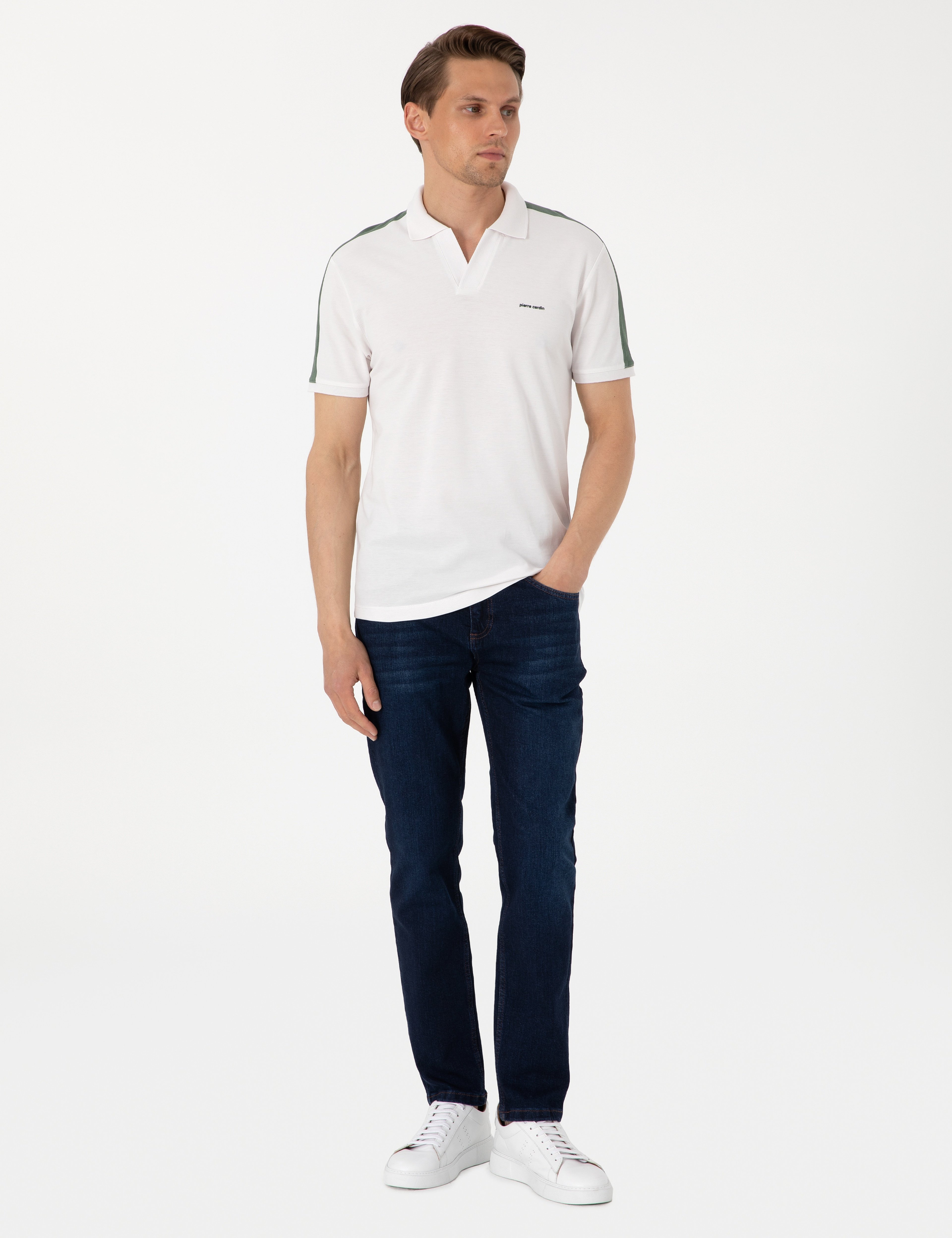 Koyu Lacivert Slim Fit Jean Pantolon