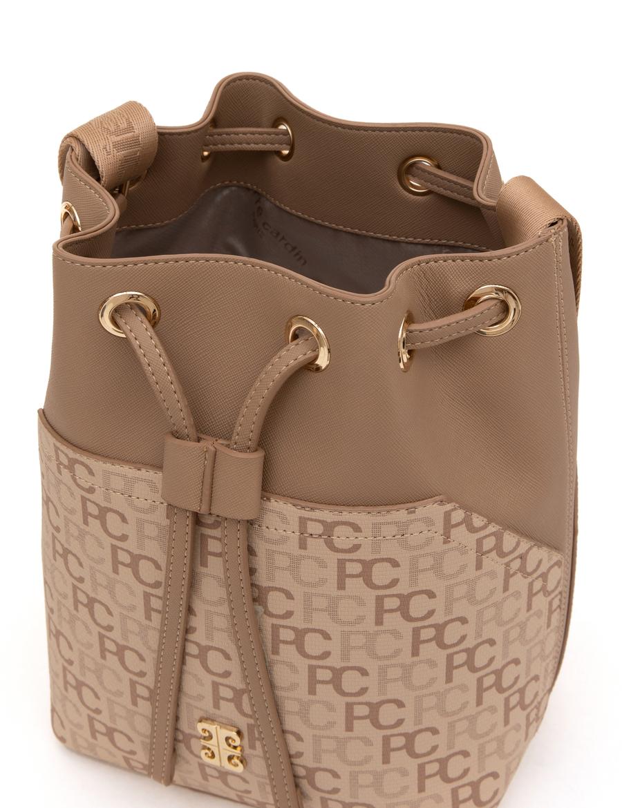 Kahverengi Büzgülü Çanta