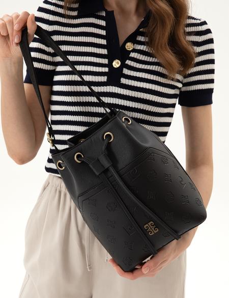 Siyah Büzgülü Çanta - 50318431001