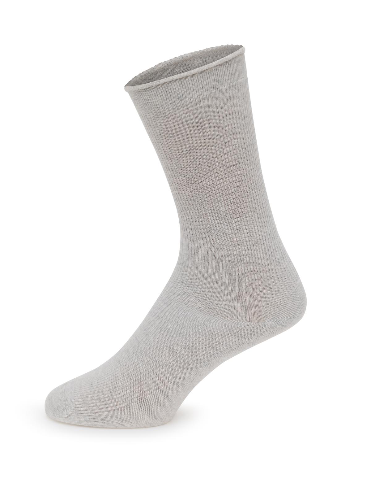 Kadın Gri Soket Çorap