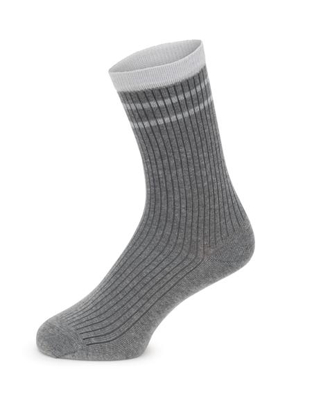 Kadın Gri Soket Çorap - 50308204001