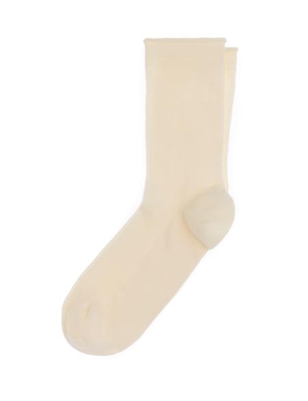 Kadın Ekru Soket Çorap - 50308202001