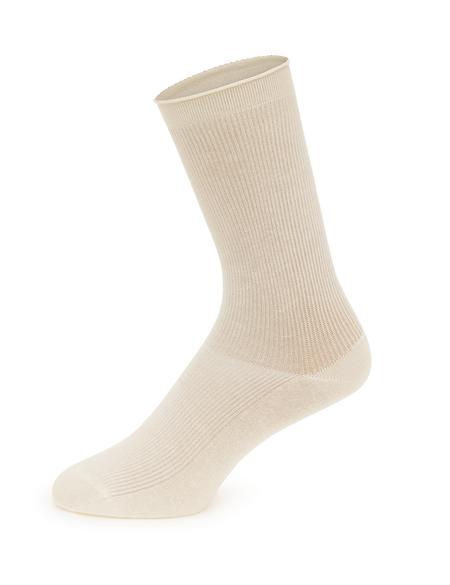 Kadın Ekru Soket Çorap - 50308202001