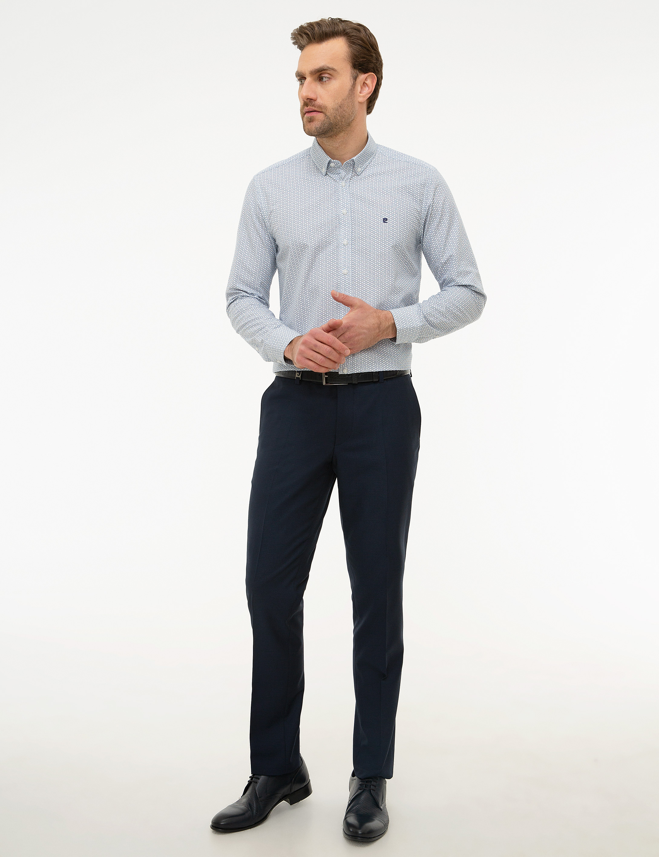 Lacivert Slim Fit Gömlek