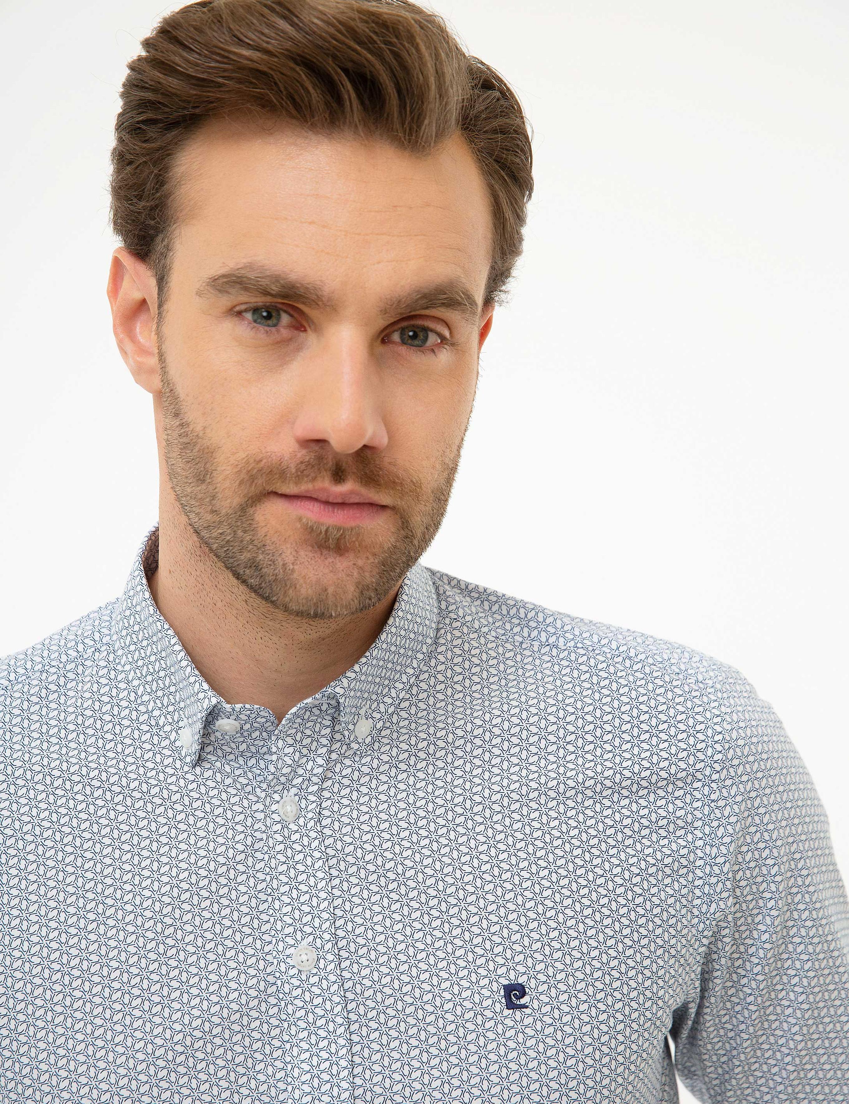 Lacivert Slim Fit Gömlek