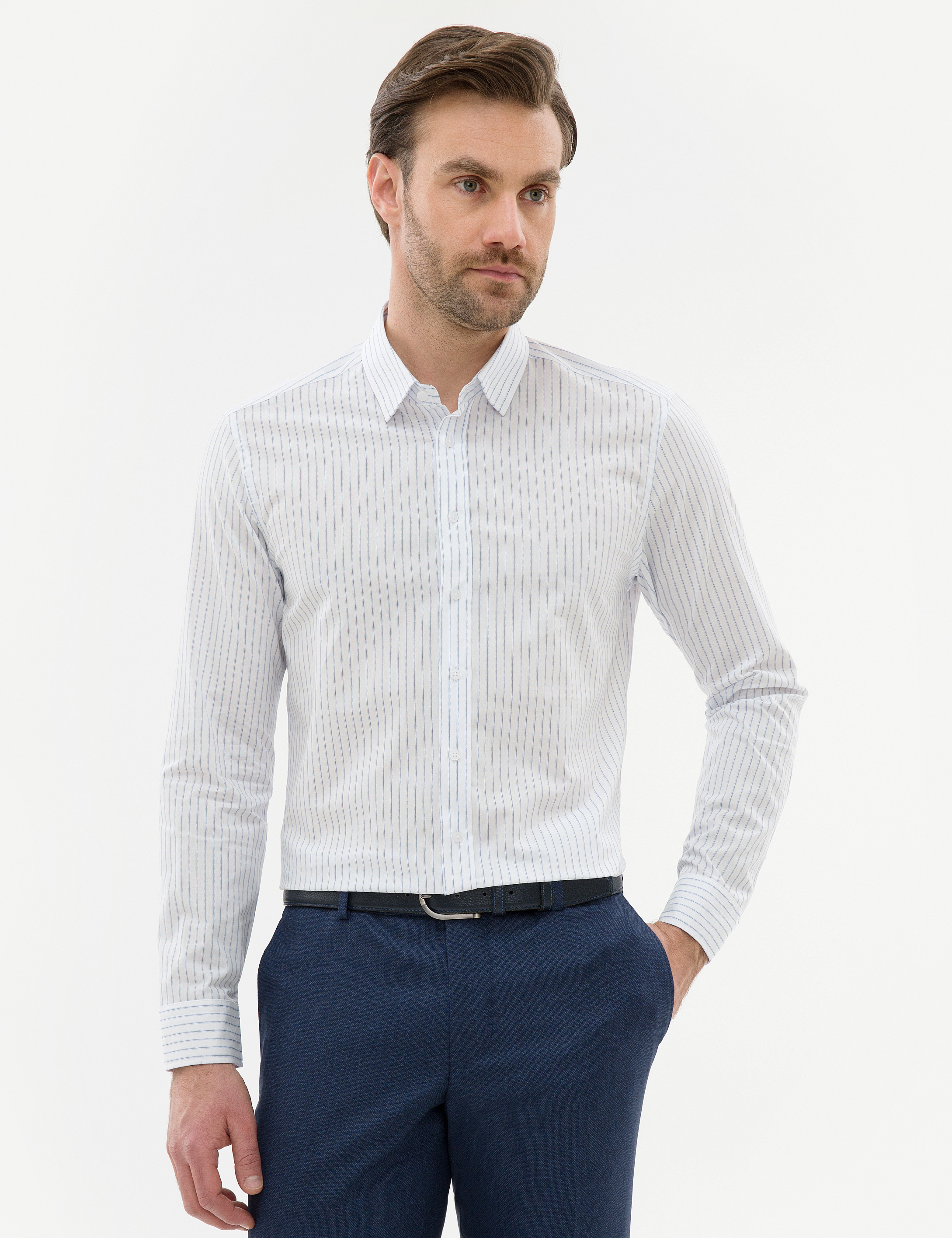 Açık Mavi Slim Fit Gömlek