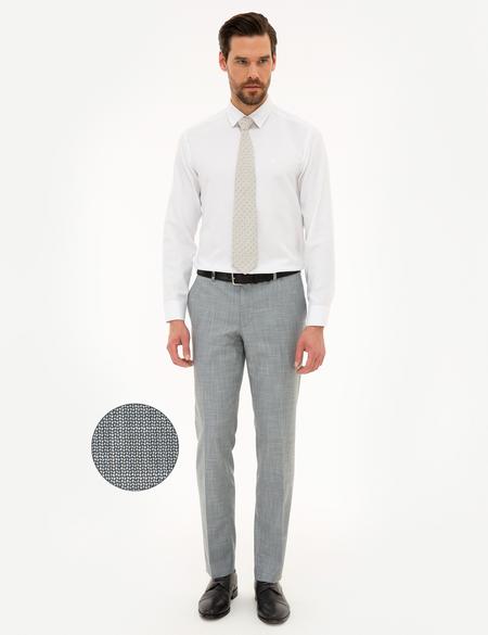 Gri Slim Fit Pantolon - 50224062026