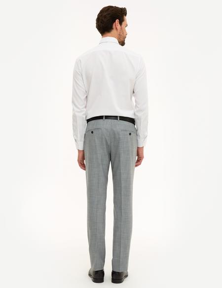 Gri Slim Fit Pantolon - 50224062026