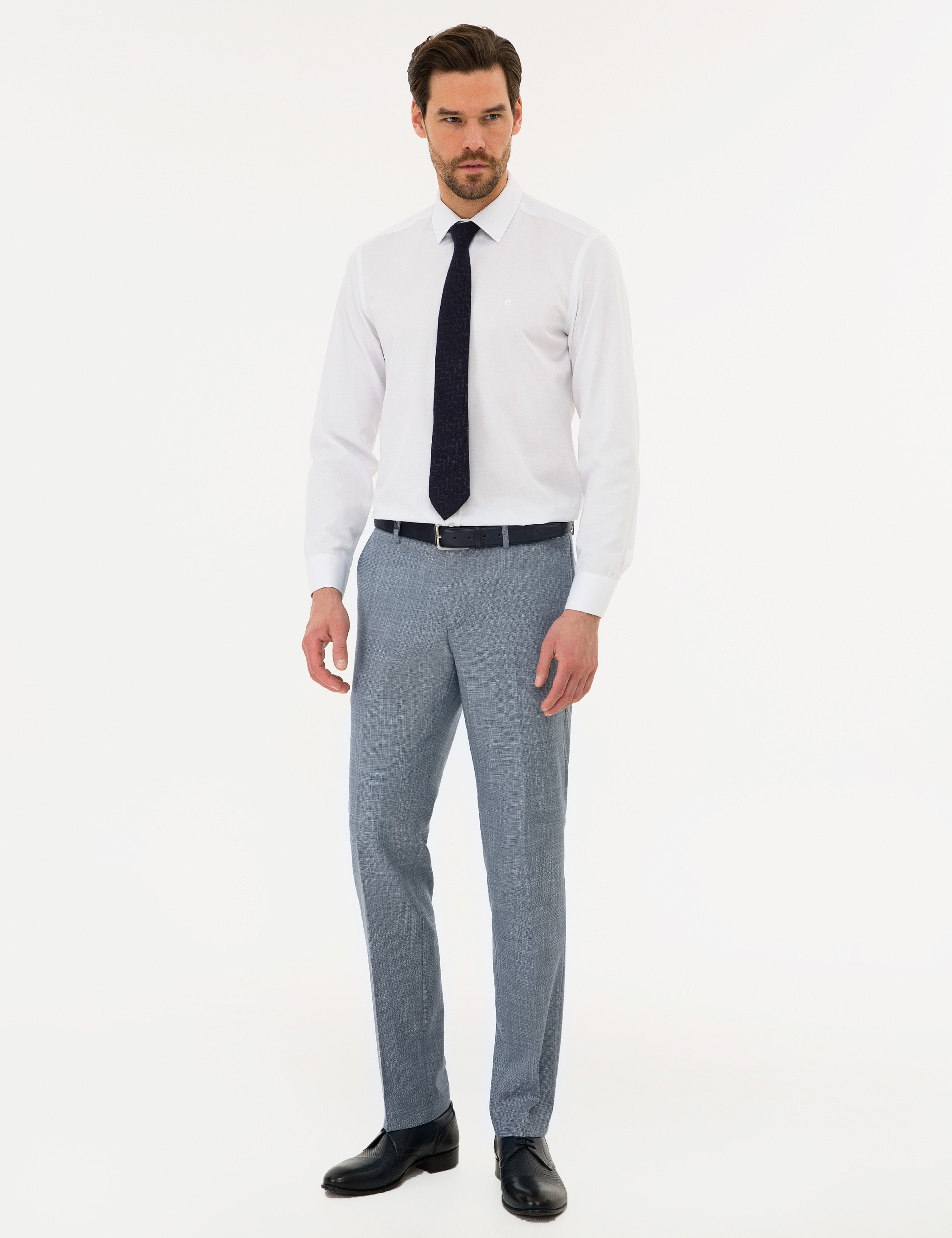 Koyu Mavi Slim Fit Pantolon - Image 2