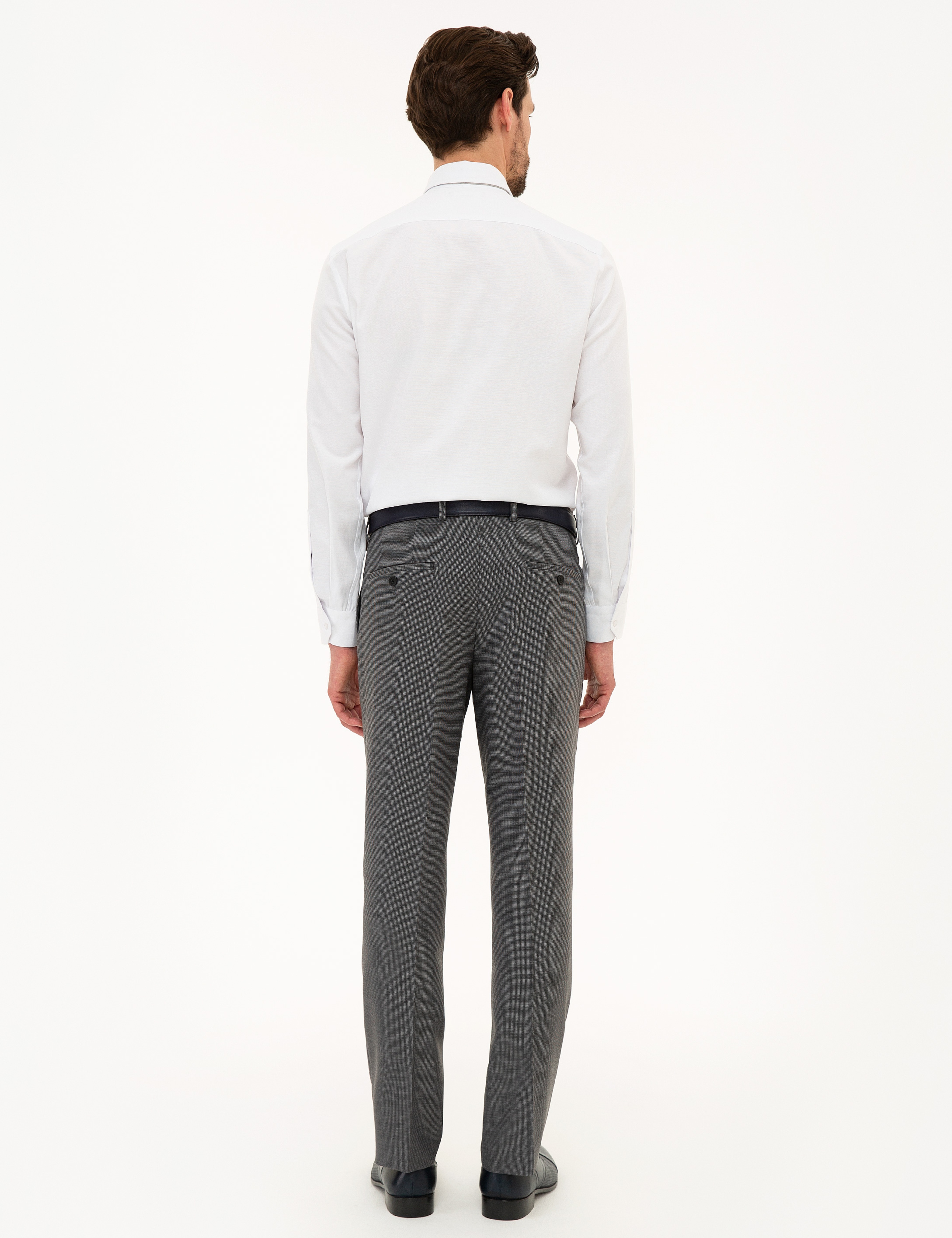 Gri Slim Fit Pantolon
