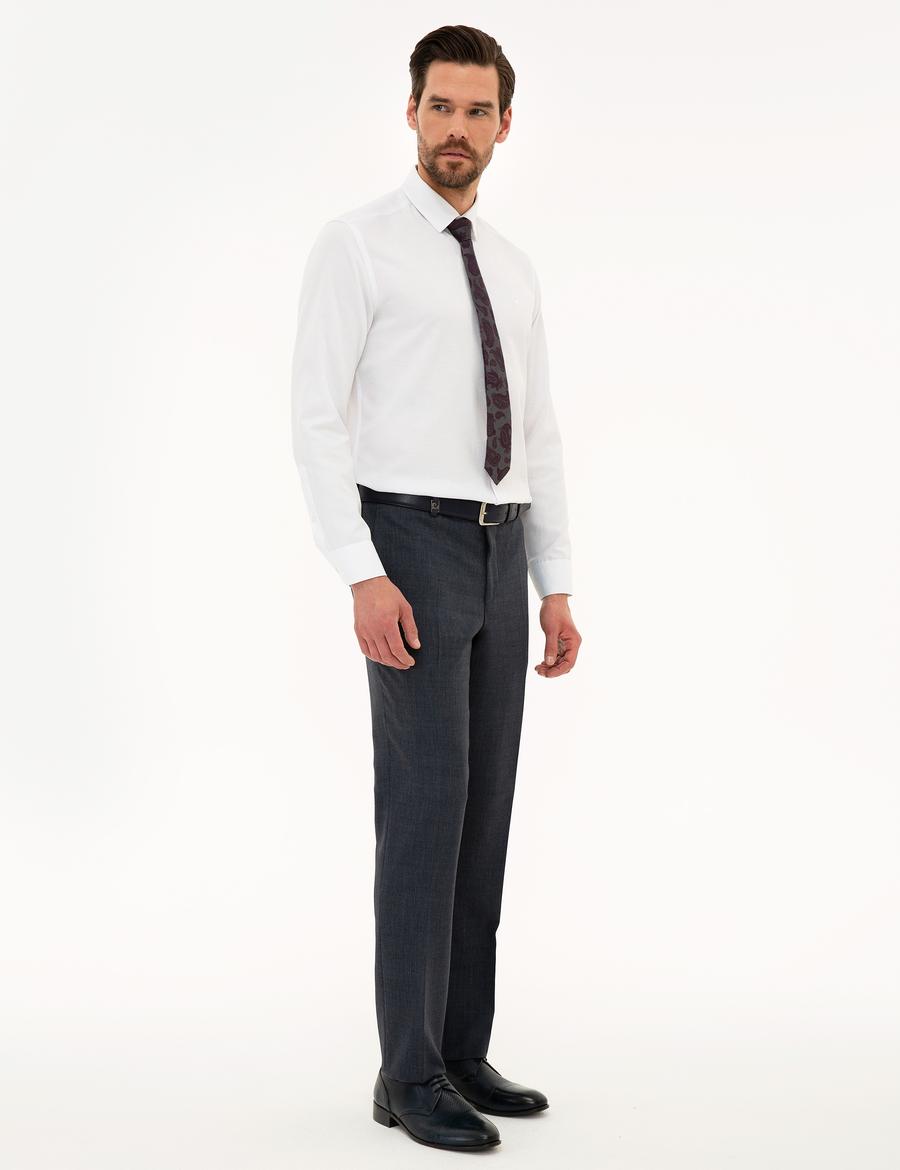 Lacivert Slim Fit Pantolon
