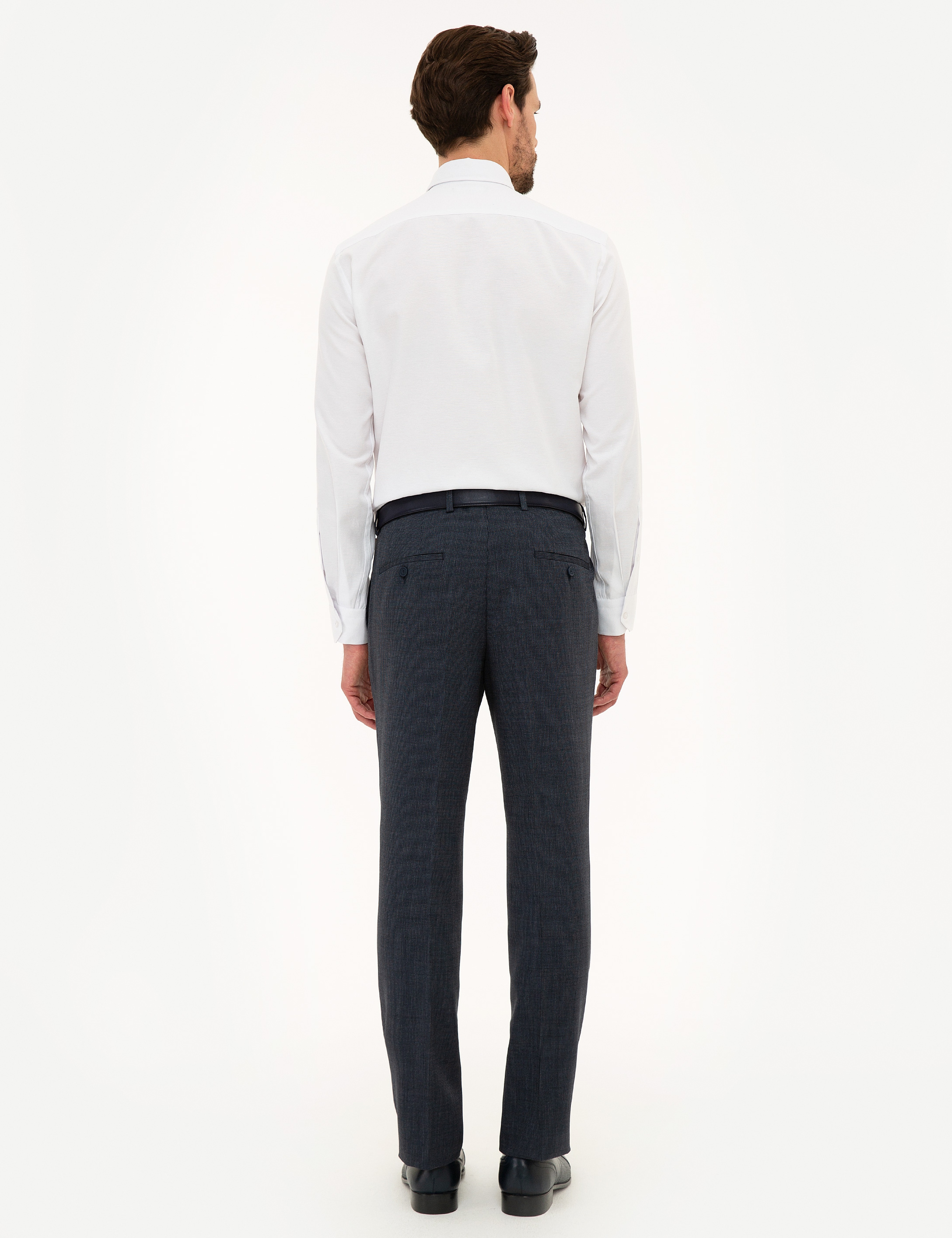 Lacivert Slim Fit Pantolon - Image 3