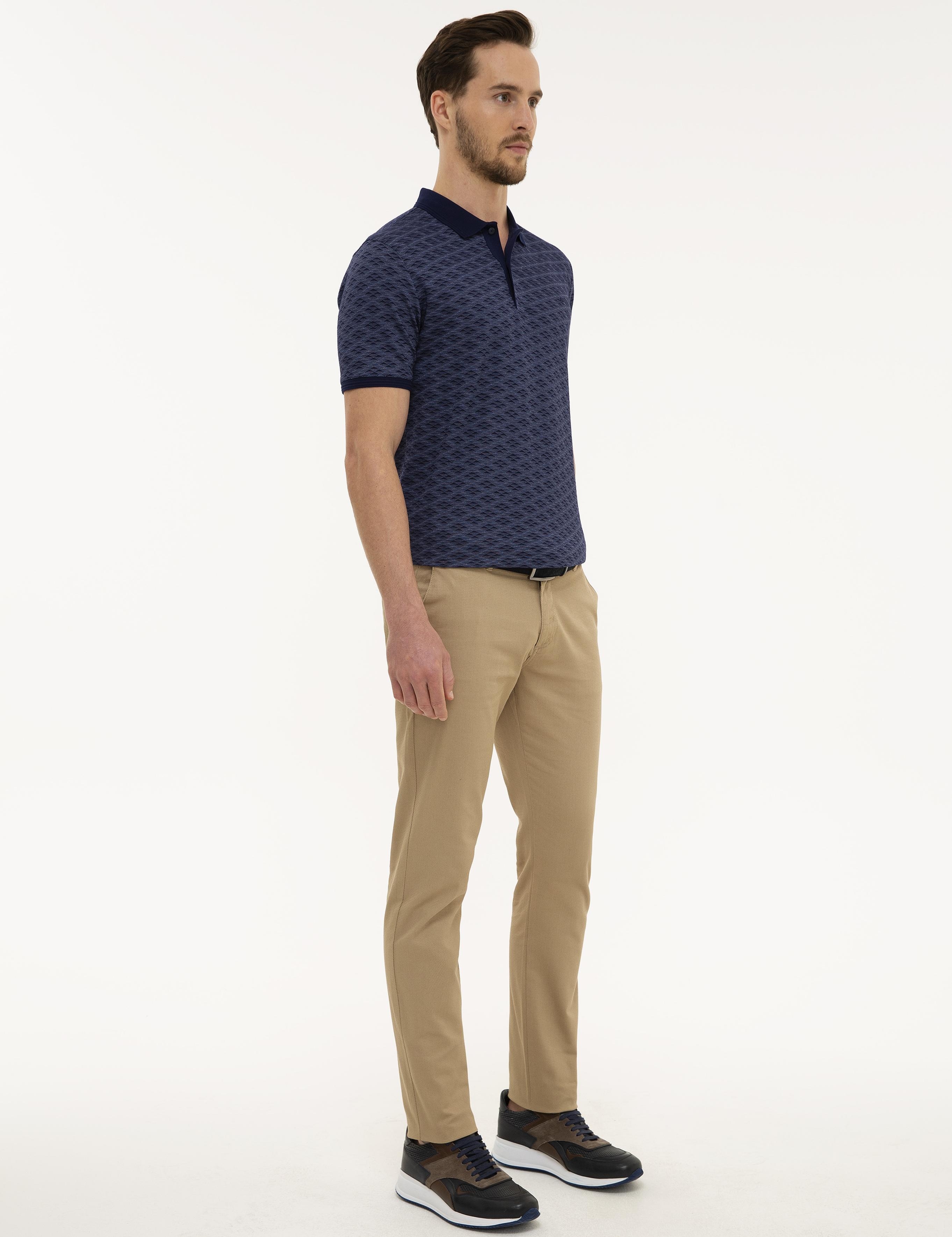 Camel Slim Fit Chino Pantolon