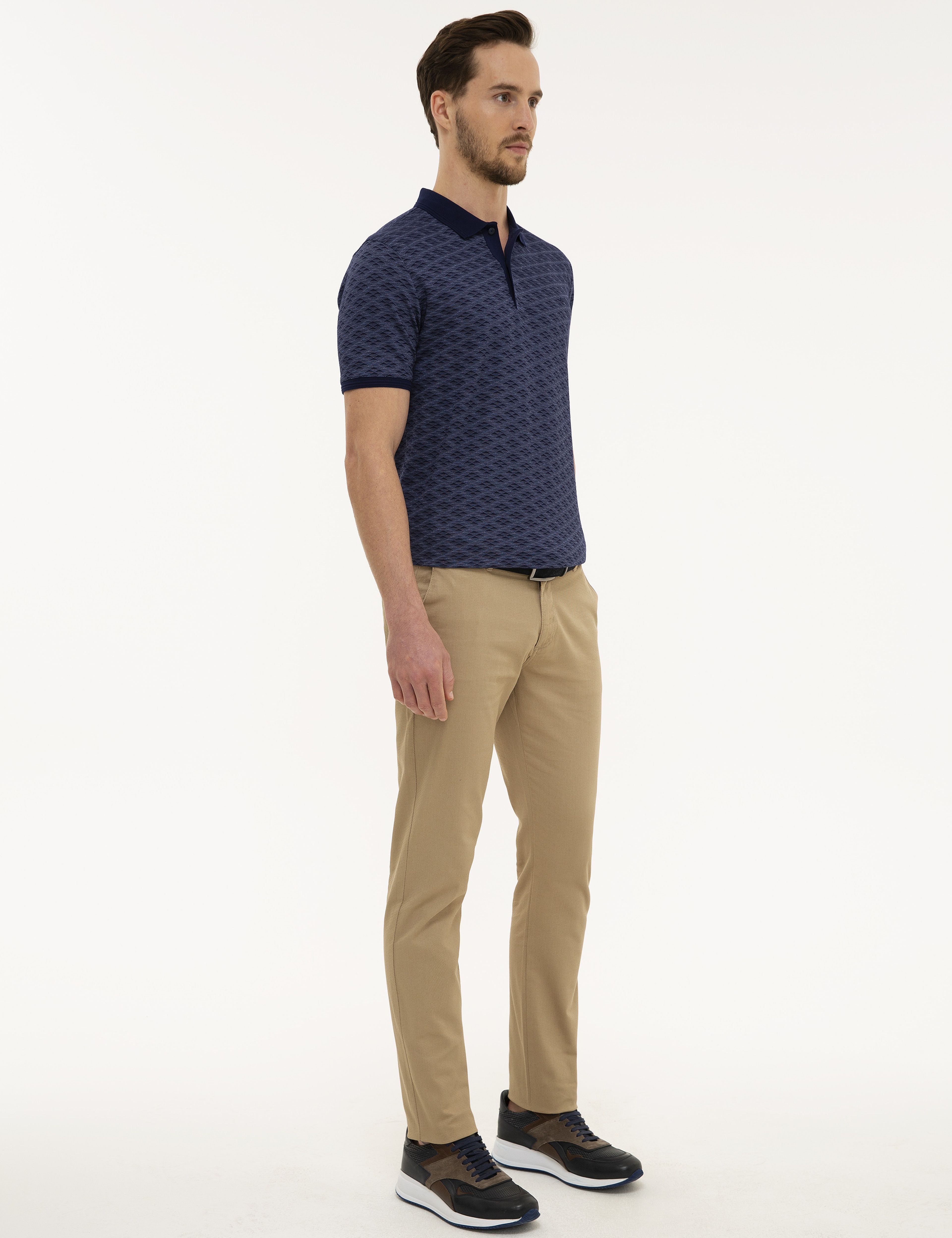 Camel Slim Fit Chino Pantolon - Image 2