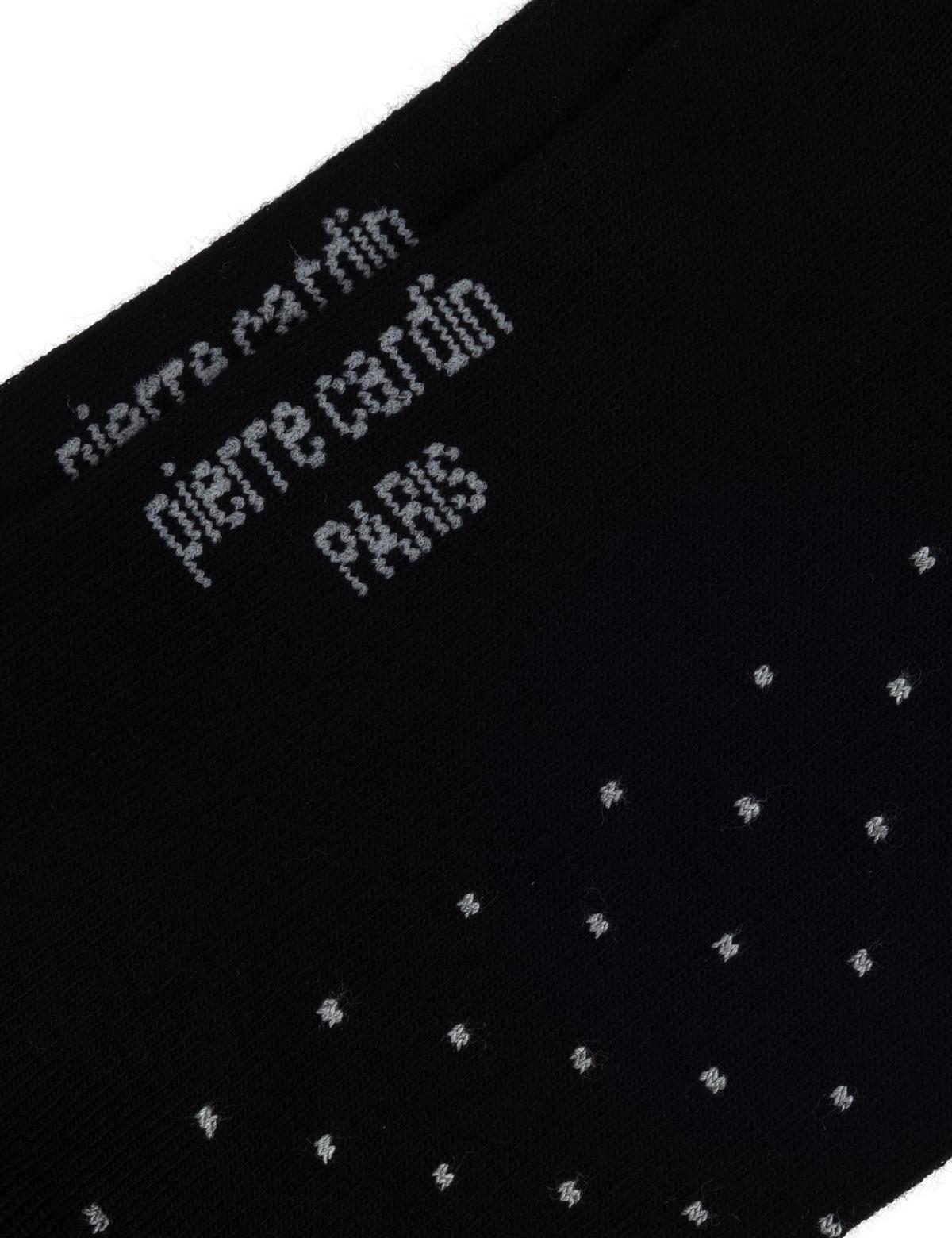 Erkek Bambu Karışımlı Siyah Soket Desenli Çorap - 50308431004