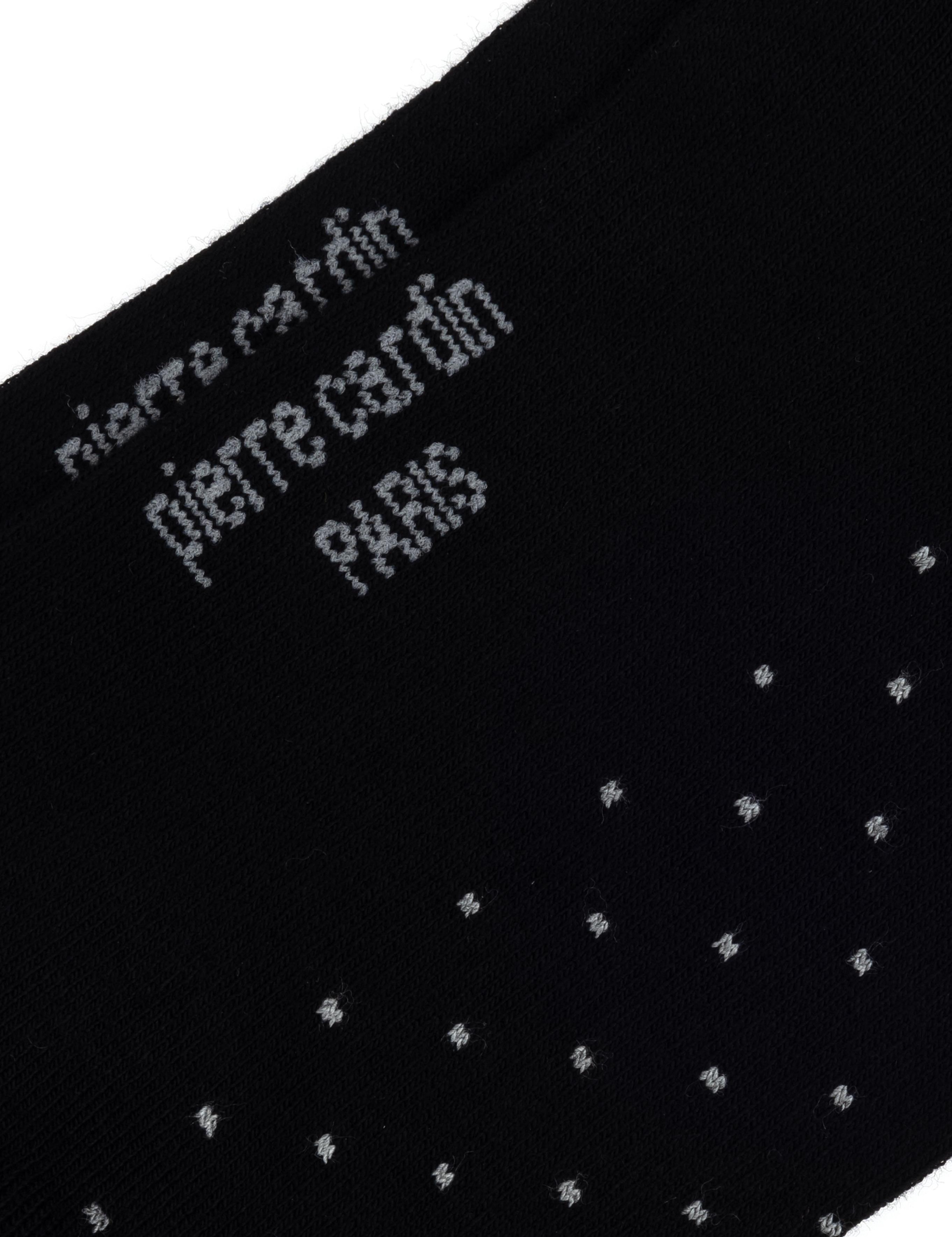 Erkek Bambu Karışımlı Siyah Soket Desenli Çorap